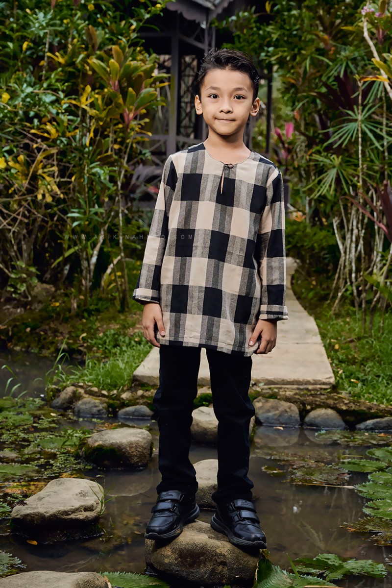 TUAH KURTA KIDS (TKK-D2) IN BLACK